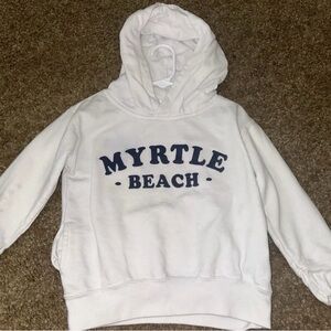 Kids White Hoodie
